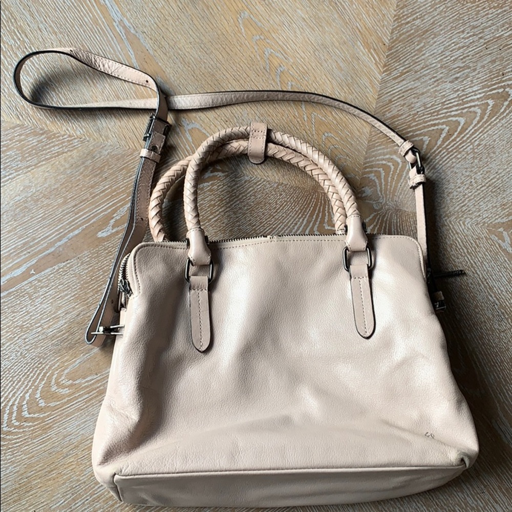 ELLIOTT LUCCA Genevieve Truffle Leather Satchel - Picture 5 of 8